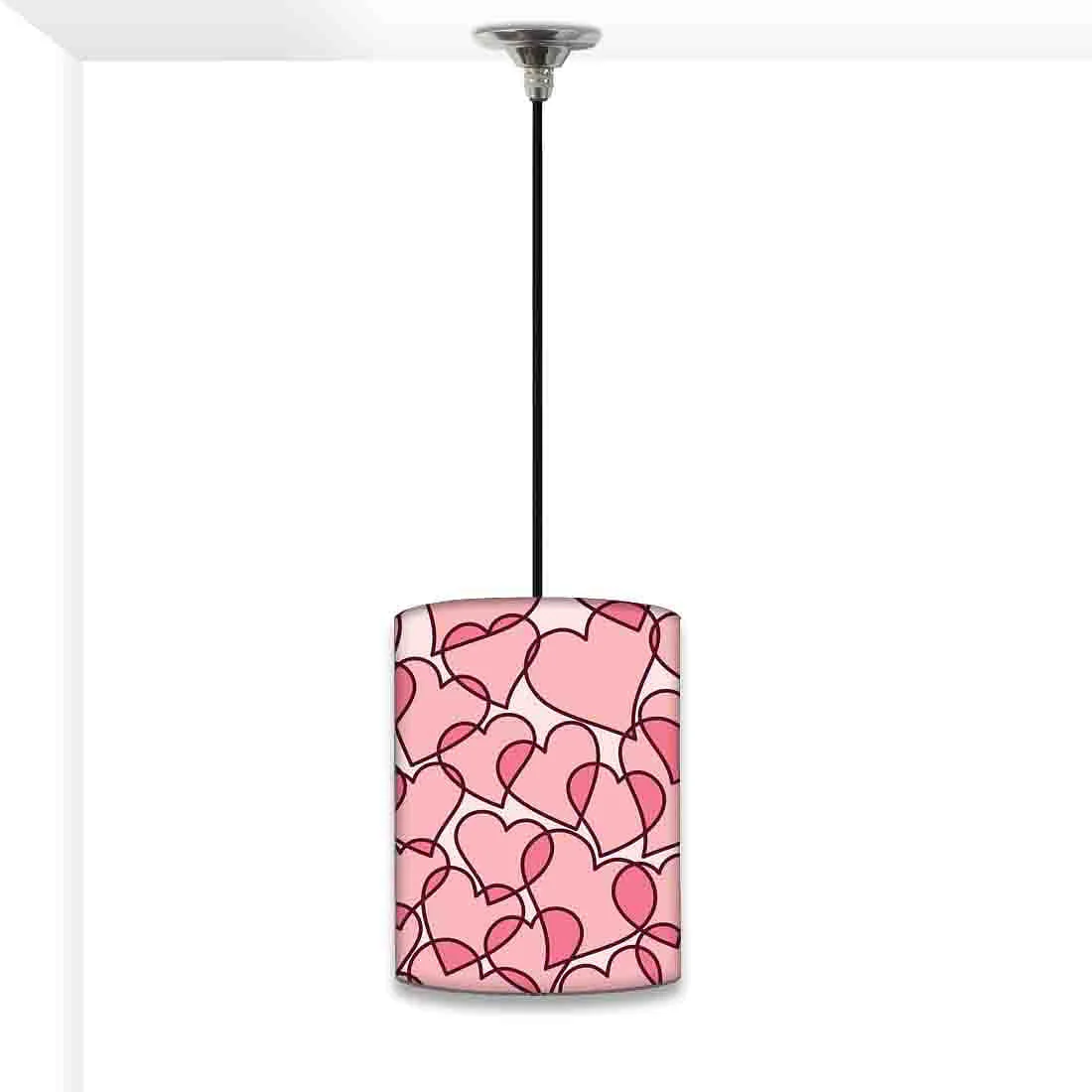 New Cool Hanging Pendant Lamp - Pink Hearts