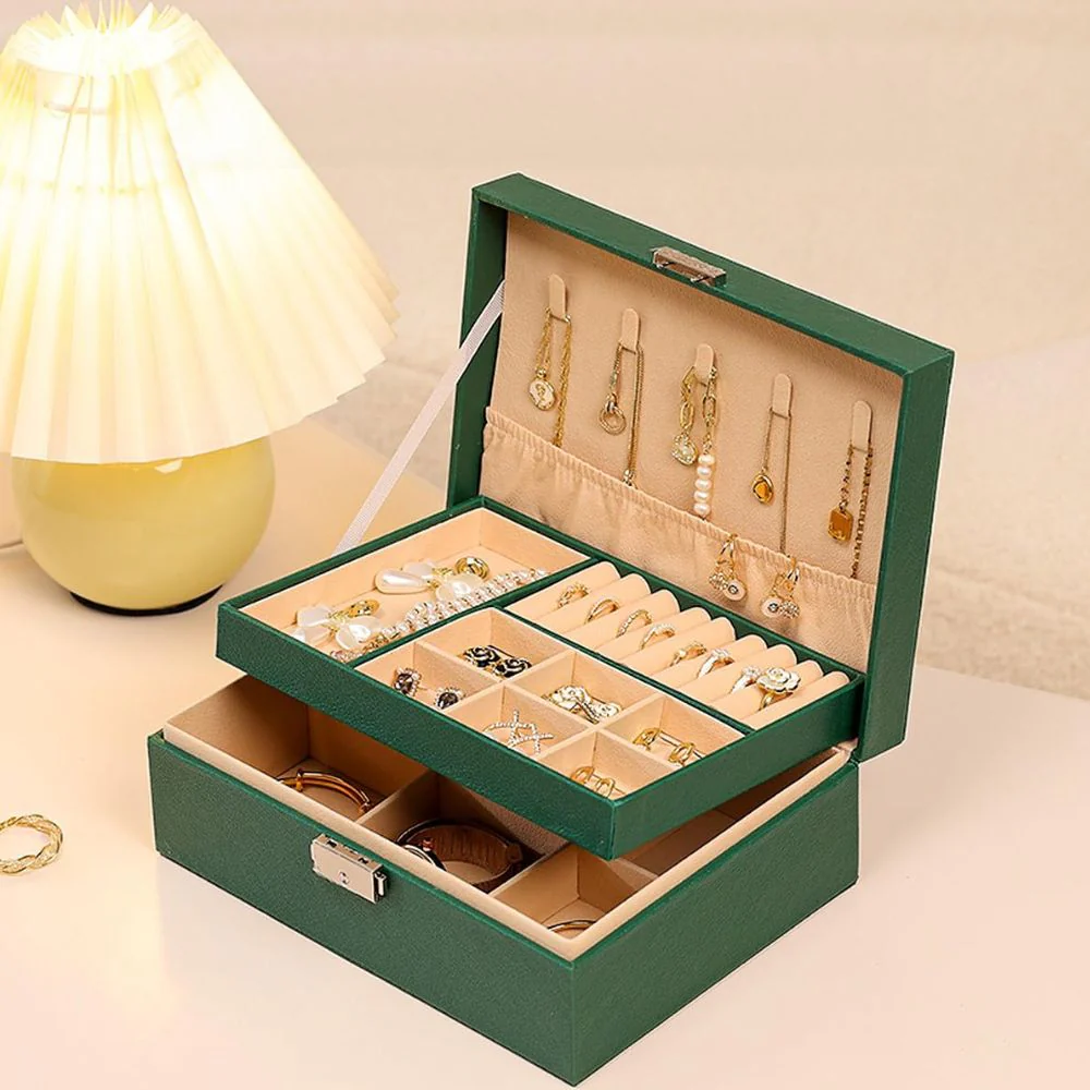 Chic Jewelry Organizer Box – Ideal for Storage, Display & Travel Convenience - Image 3