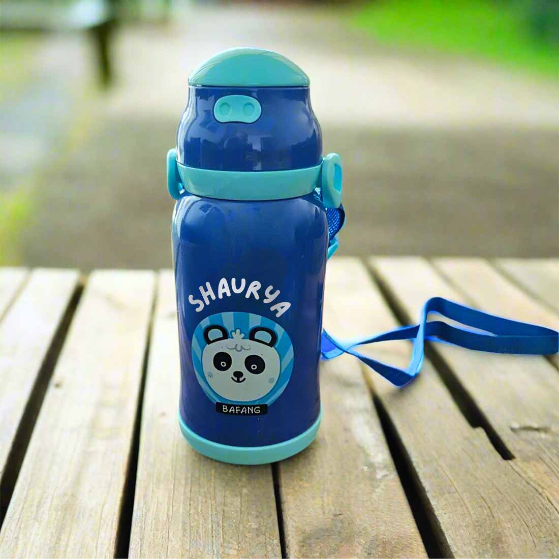 Childrens Personalized Water Bottle with Printed Name-Sipper Bottle for Kids - Image 12