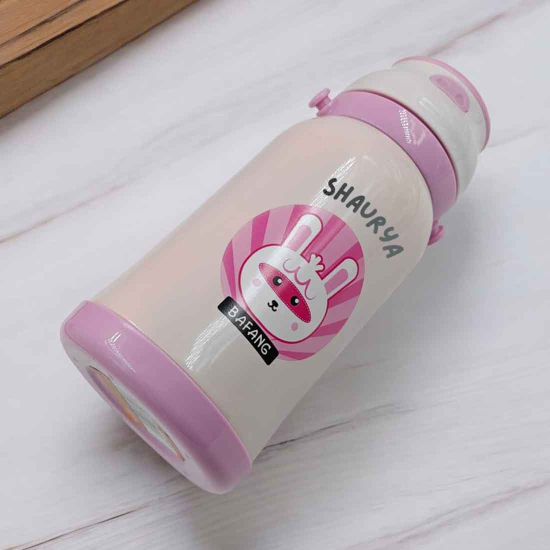 Childrens Personalized Water Bottle with Printed Name-Sipper Bottle for Kids - Image 14