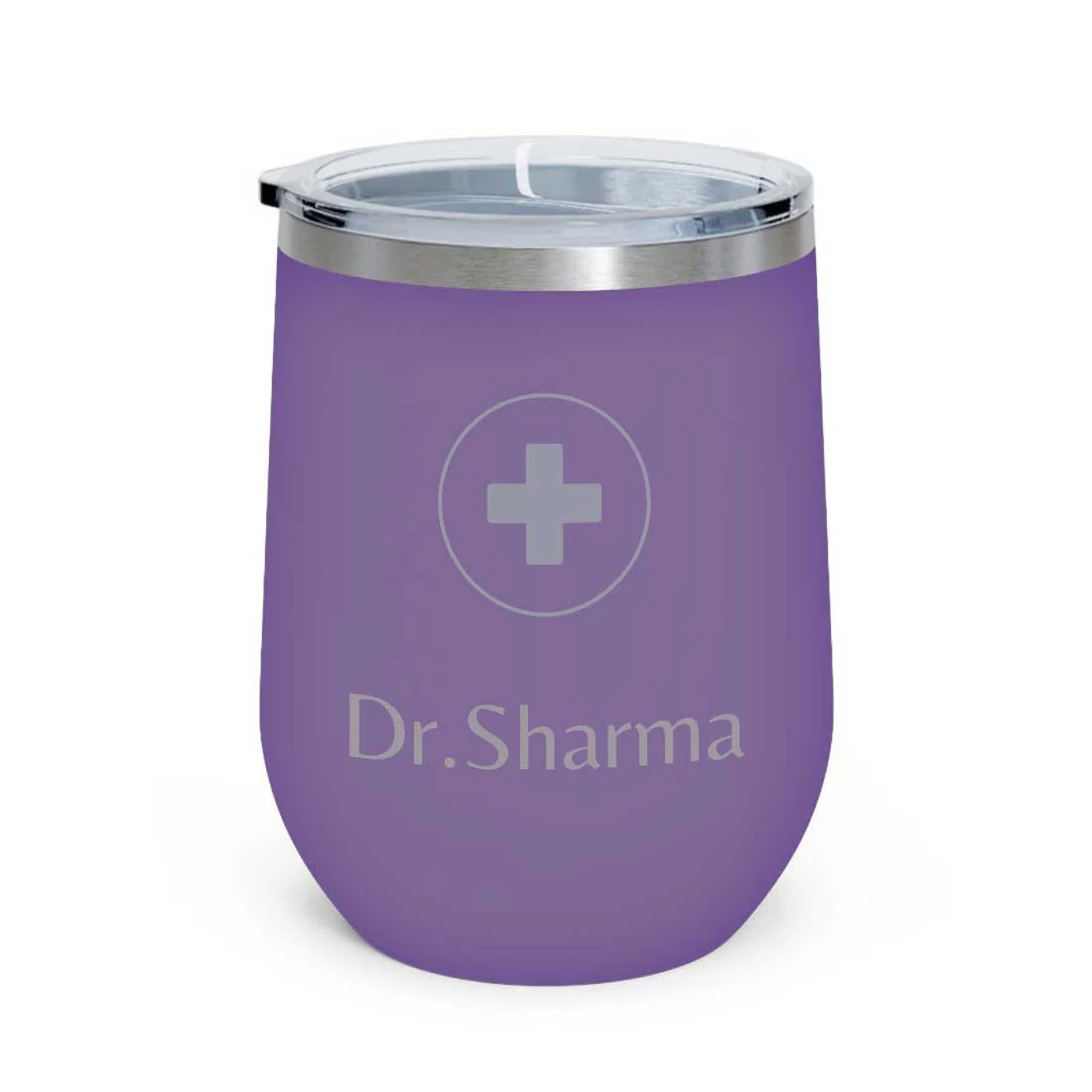 Personalized Stainless Steel Travel Coffee Flask Mug With Lid Gift for Doctor - Image 10