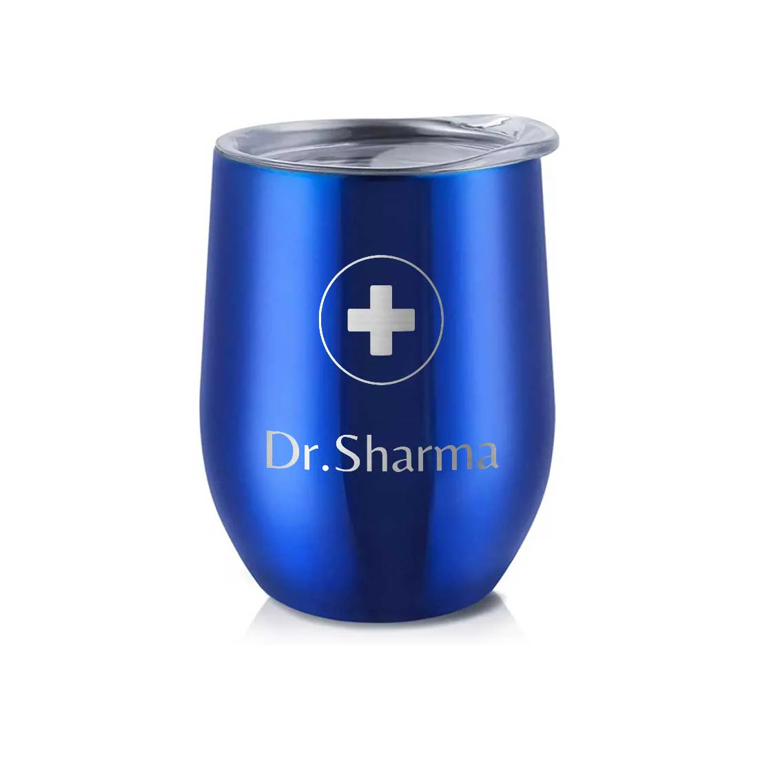 Personalized Stainless Steel Travel Coffee Flask Mug With Lid Gift for Doctor - Image 26