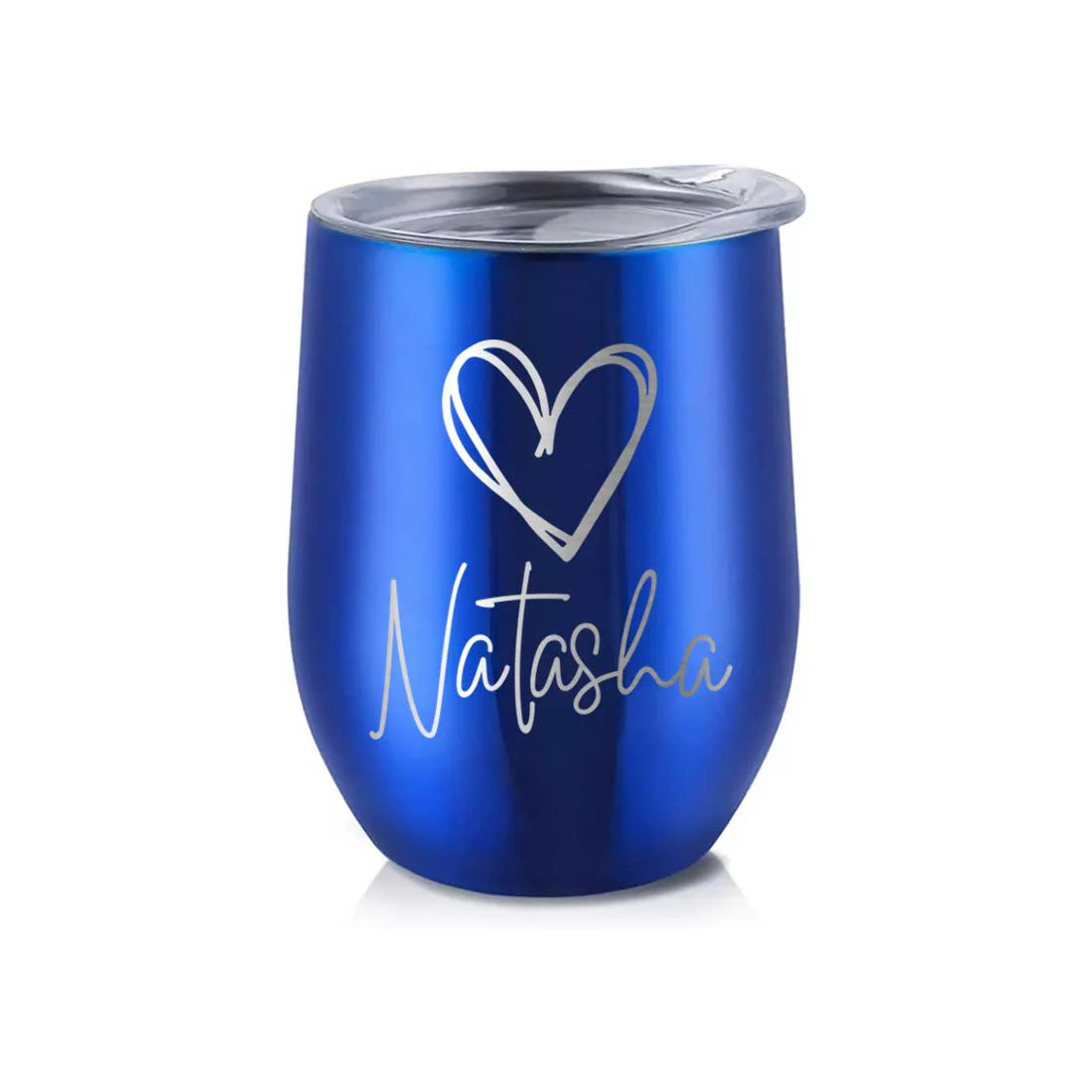 Customized Insulated Coffee Flask Mug With Name Engraved Design (350 ML) - Heart - Image 27