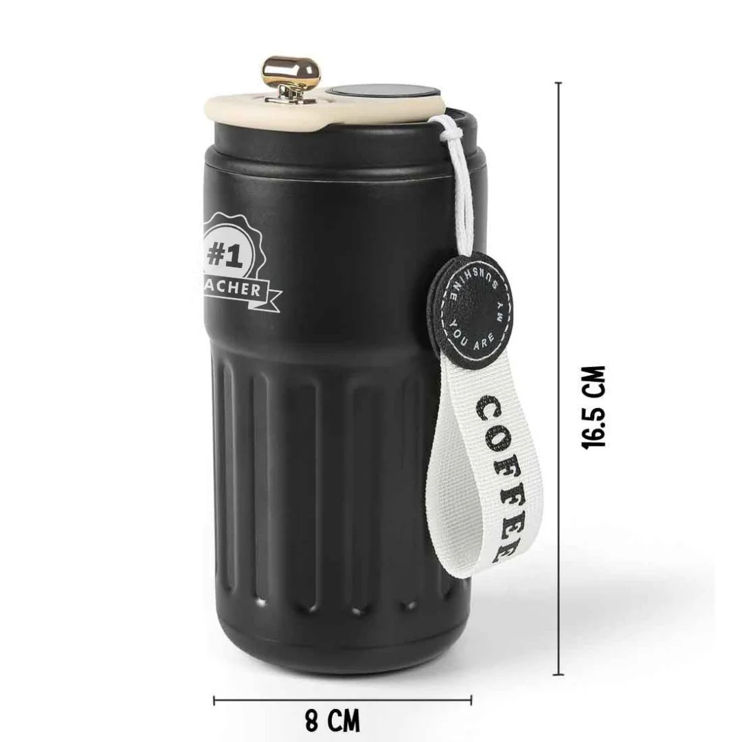 Coffee Flask with Temperature Display Thermos | Perfect Teachers Day Mug Gift - Image 9