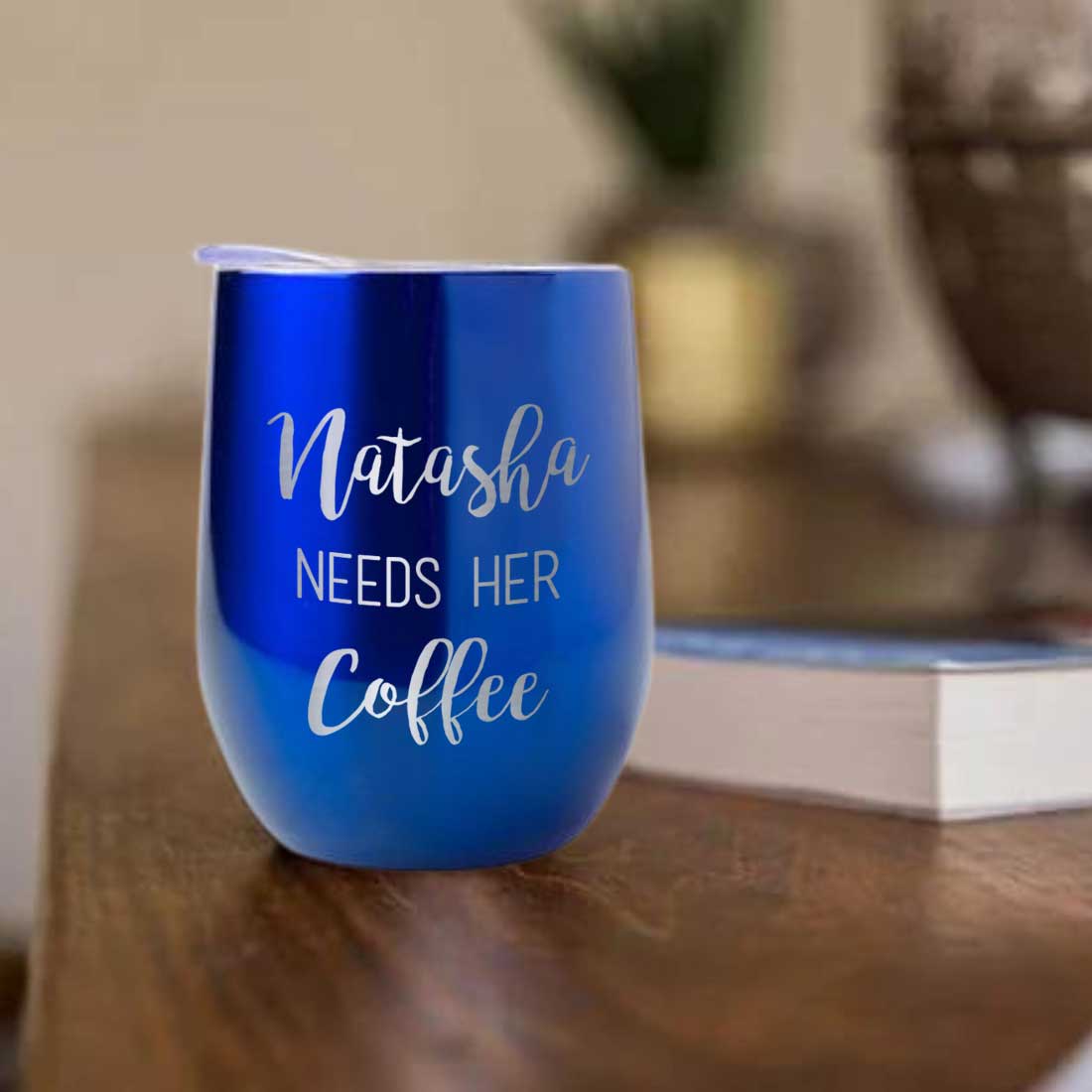 Personalised Coffee Insulated Cup With Lid for Travelling Portable Cup (350 ML) - Coffee Lover - Image 28