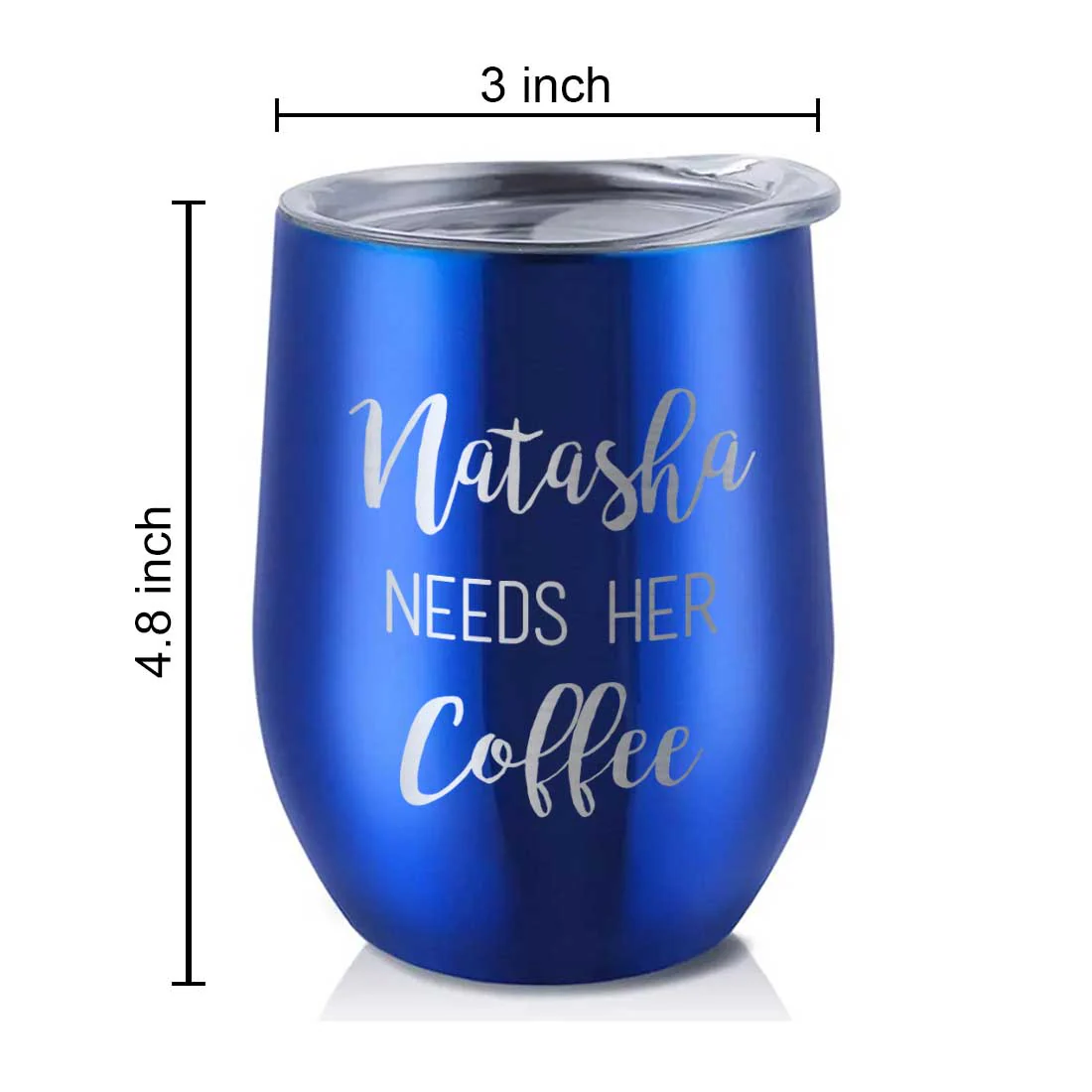 Personalised Coffee Insulated Cup With Lid for Travelling Portable Cup (350 ML) - Coffee Lover - Image 29