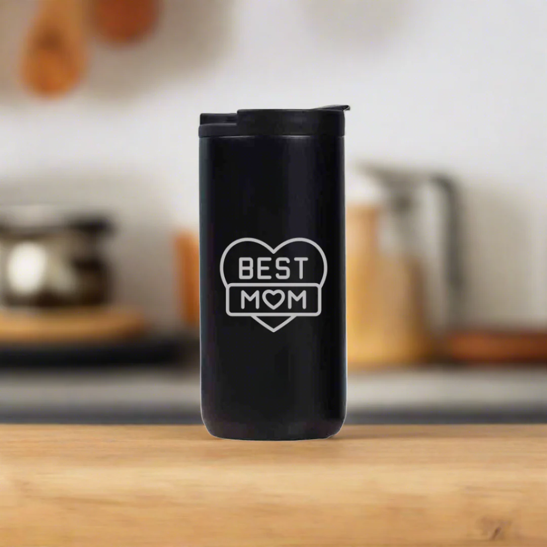 Coffee Insulated Tumbler for Mom Travel Tea Coffee Mug (400 ML) - Best Mom - Image 2