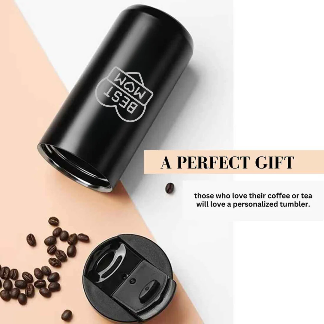 Coffee Insulated Tumbler for Mom Travel Tea Coffee Mug (400 ML) - Best Mom - Image 5
