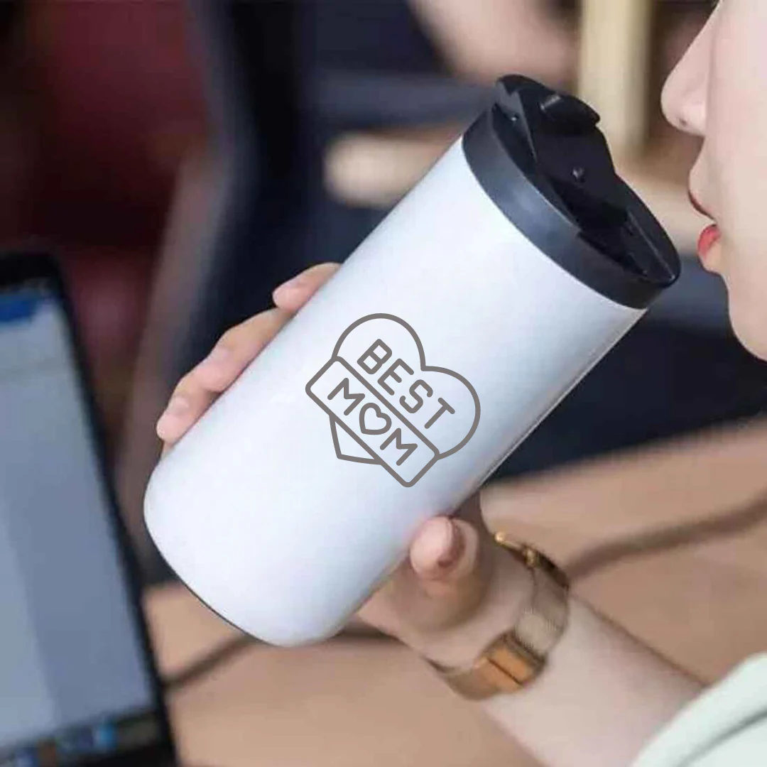 Coffee Insulated Tumbler for Mom Travel Tea Coffee Mug (400 ML) - Best Mom - Image 6