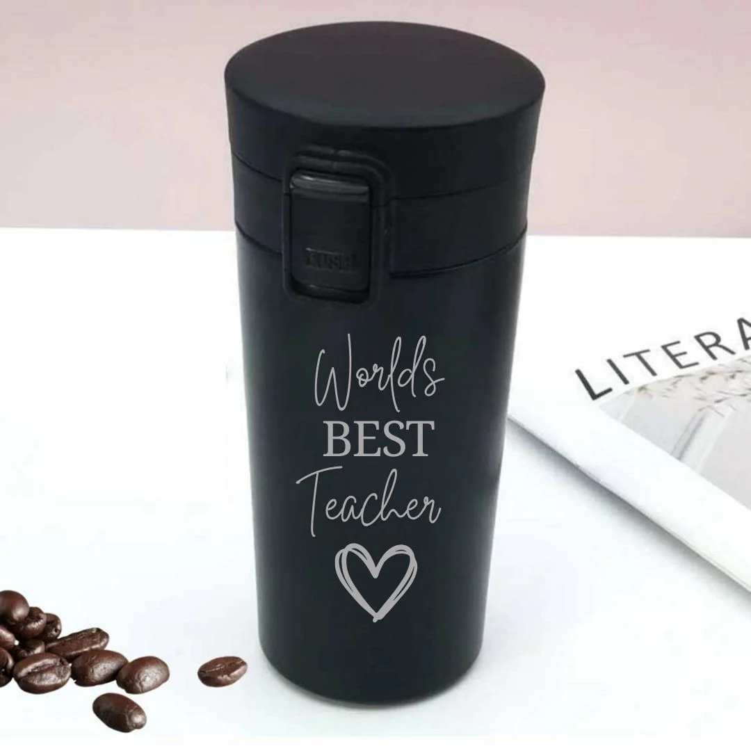 Coffee Mug for Teacher Stainless Steel Travel Flask-Perfect Teacher Day Gift (380 ML) - Image 7
