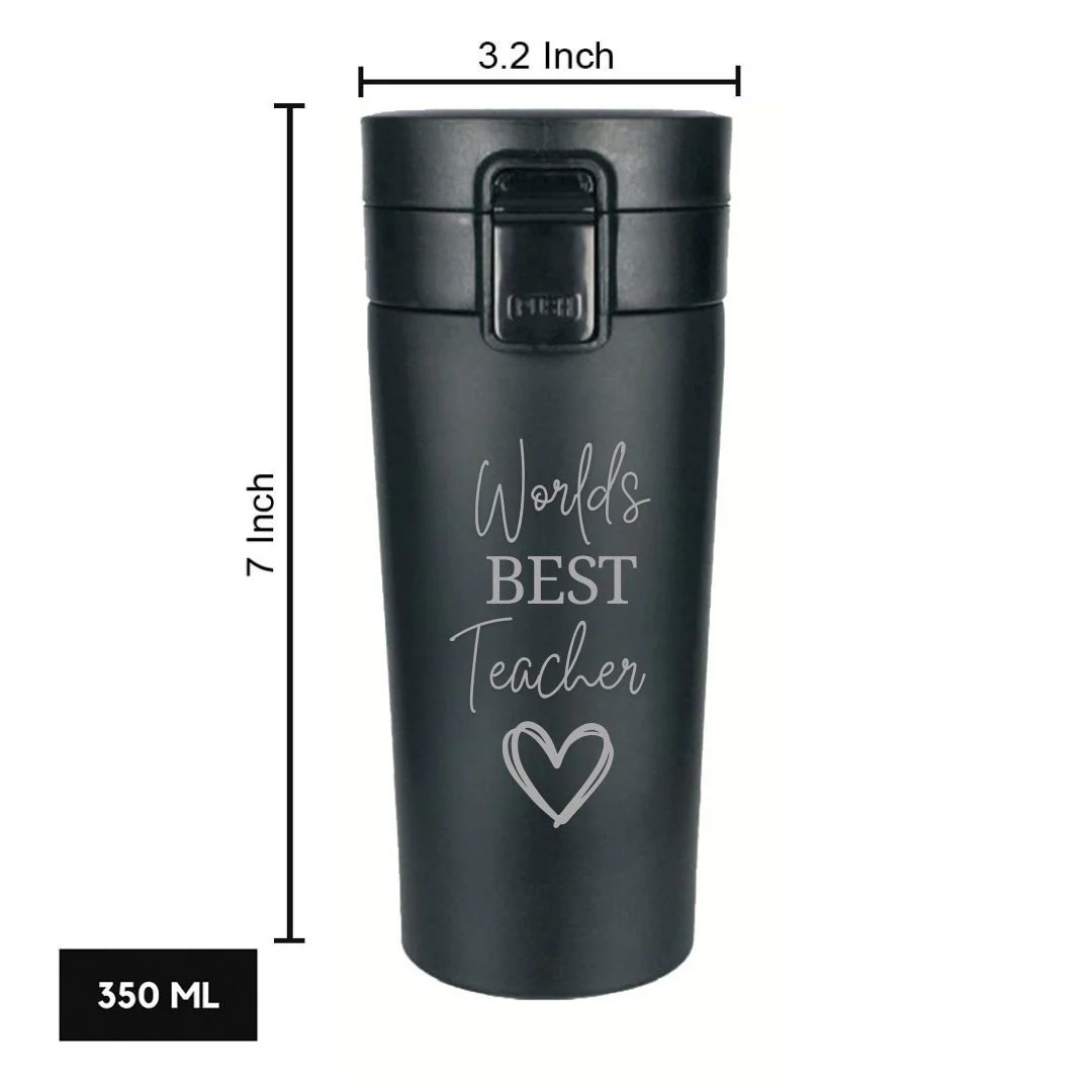 Coffee Mug for Teacher Stainless Steel Travel Flask-Perfect Teacher Day Gift (380 ML) - Image 8