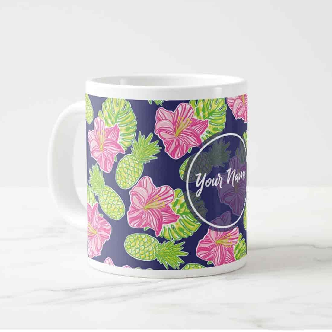 Personalised Photo Mug - Pineapple Leaves - Image 2