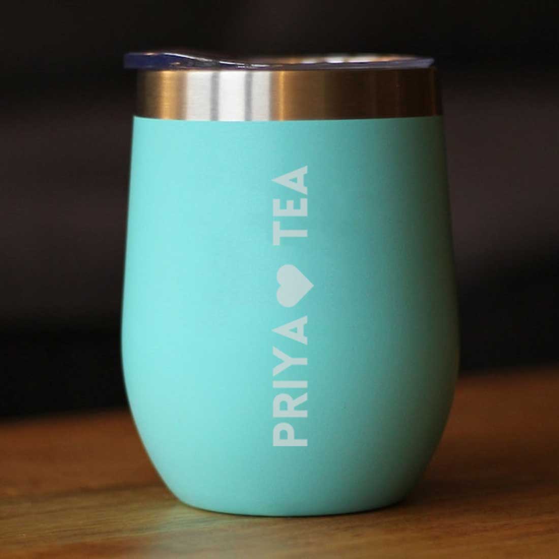 Personalised Coffee Mug With Lid Engraved Stainless Steel Travel Mug Cup (350 ML) - Tea Lover - Image 14