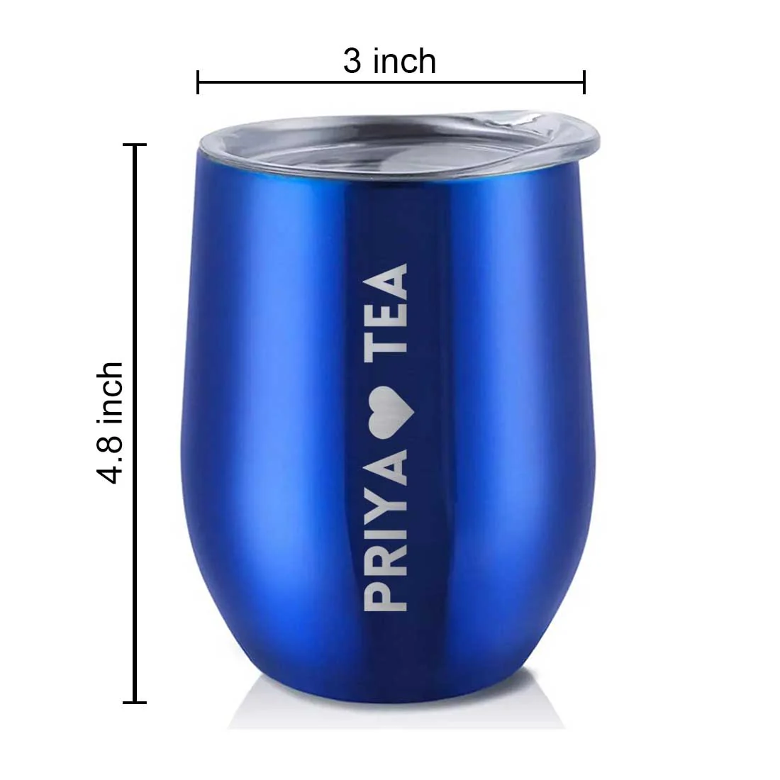 Personalised Coffee Mug With Lid Engraved Stainless Steel Travel Mug Cup (350 ML) - Tea Lover - Image 29