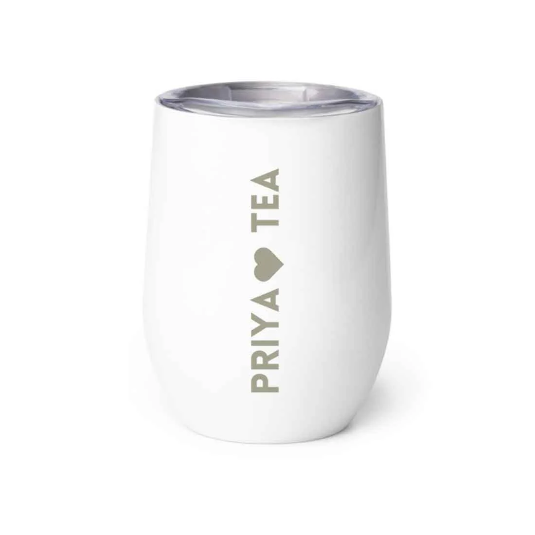 Personalised Coffee Mug With Lid Engraved Stainless Steel Travel Mug Cup (350 ML) - Tea Lover - Image 31