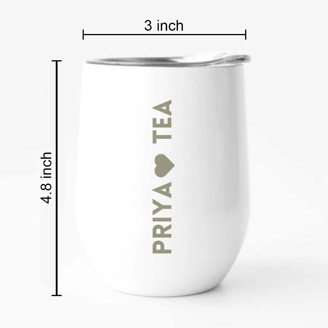 Personalised Coffee Mug With Lid Engraved Stainless Steel Travel Mug Cup (350 ML) - Tea Lover - Image 32