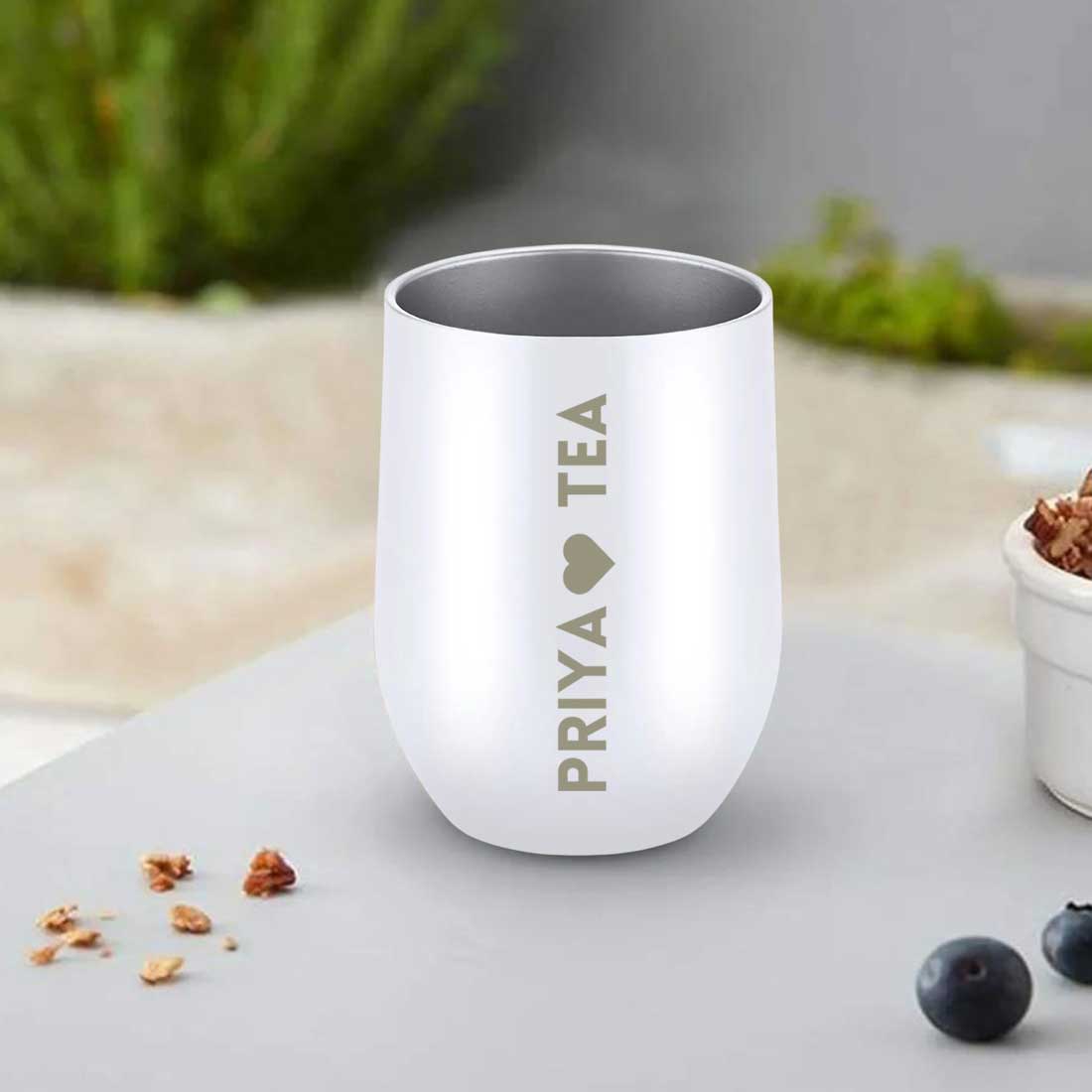 Personalised Coffee Mug With Lid Engraved Stainless Steel Travel Mug Cup (350 ML) - Tea Lover - Image 33