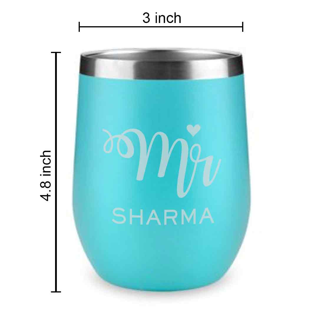 Customised Stainless Steel Coffee Tumbler With Lid for Travelling (350 ML)- MR - Image 18