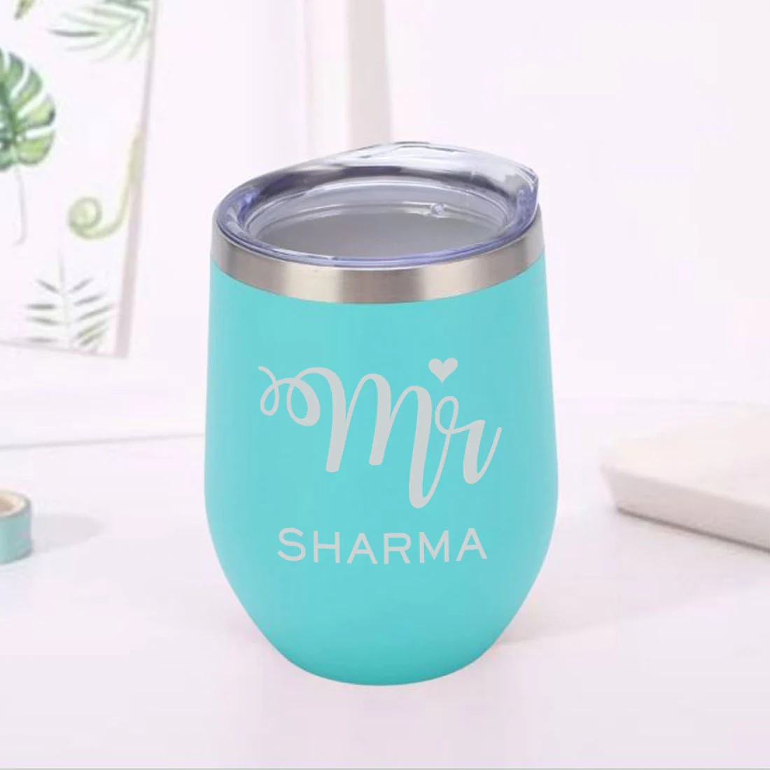 Customised Stainless Steel Coffee Tumbler With Lid for Travelling (350 ML)- MR - Image 20