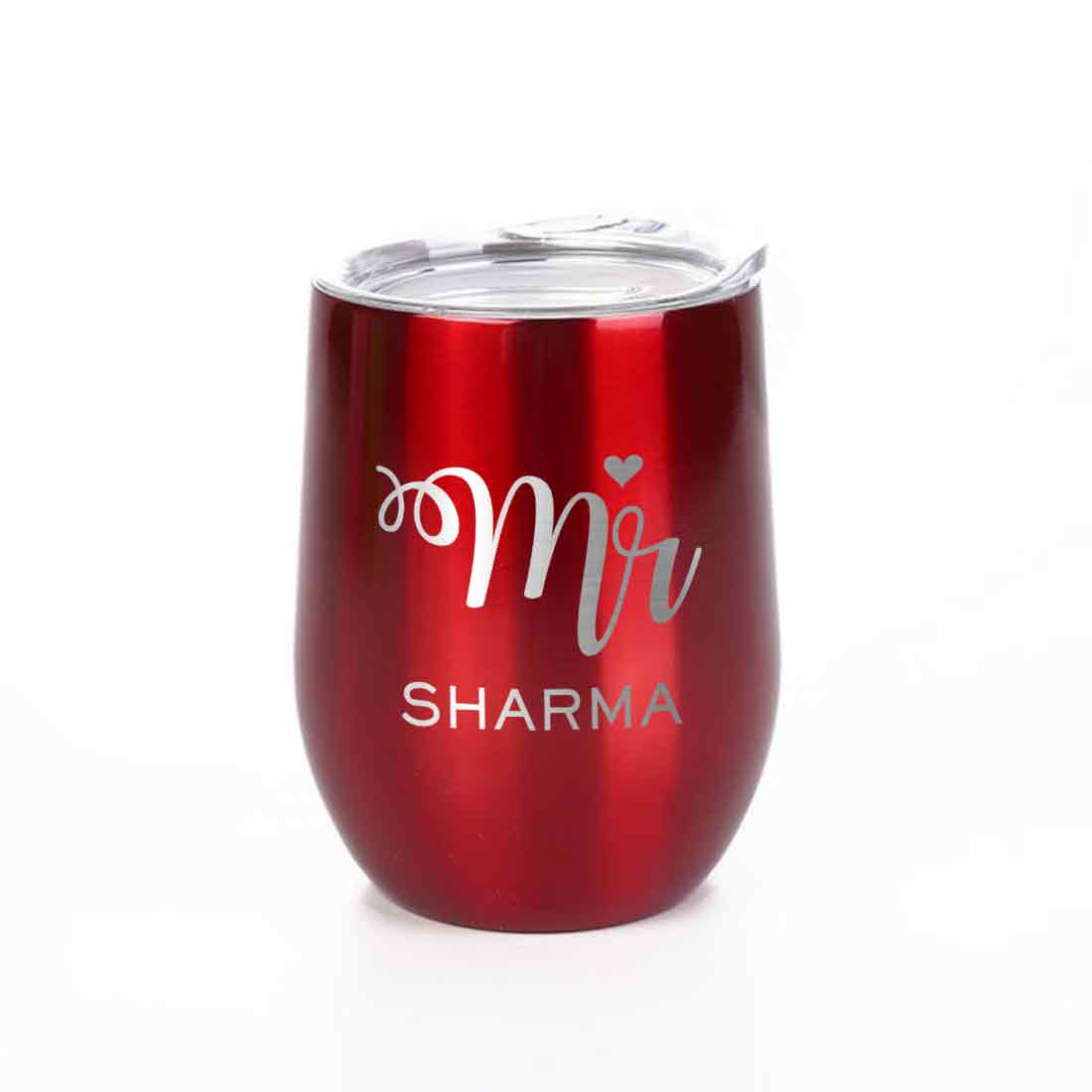 Customised Stainless Steel Coffee Tumbler With Lid for Travelling (350 ML)- MR - Image 21