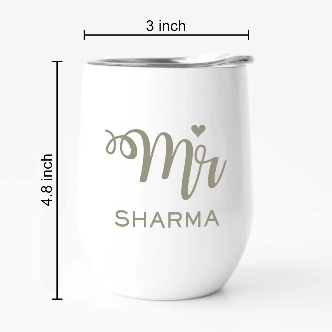 Customised Stainless Steel Coffee Tumbler With Lid for Travelling (350 ML)- MR - Image 32