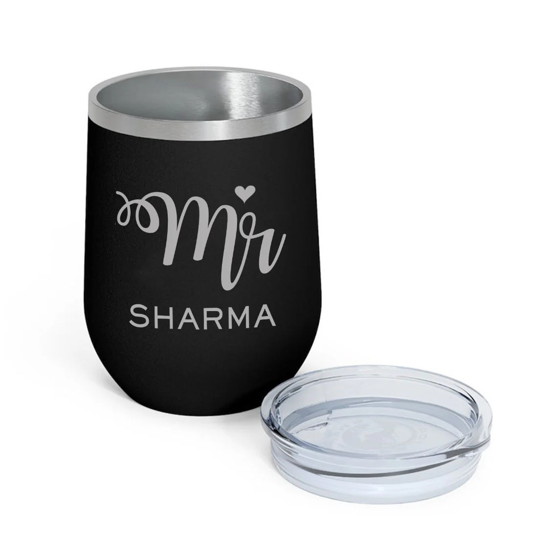 Customised Stainless Steel Coffee Tumbler With Lid for Travelling (350 ML)- MR - Image 4