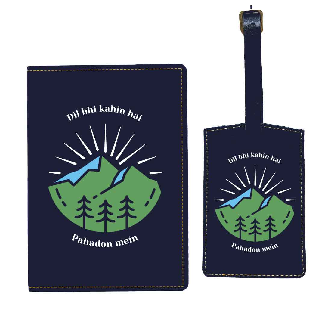 Cool Passport Holder Faux Leather Custom Covers for Passports - Pahadon Mein - Image 46
