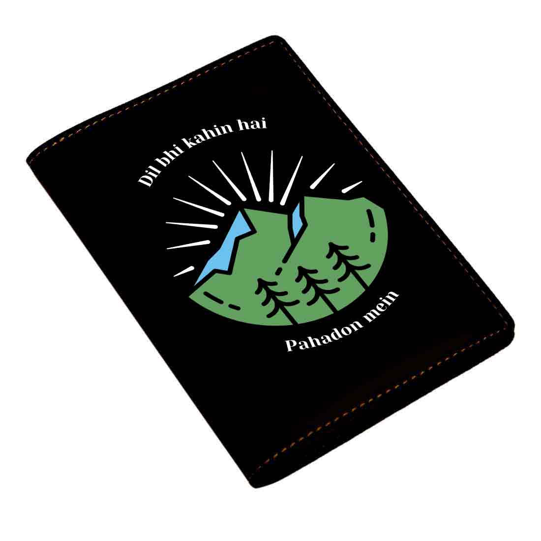 Cool Passport Holder Faux Leather Custom Covers for Passports - Pahadon Mein - Image 8