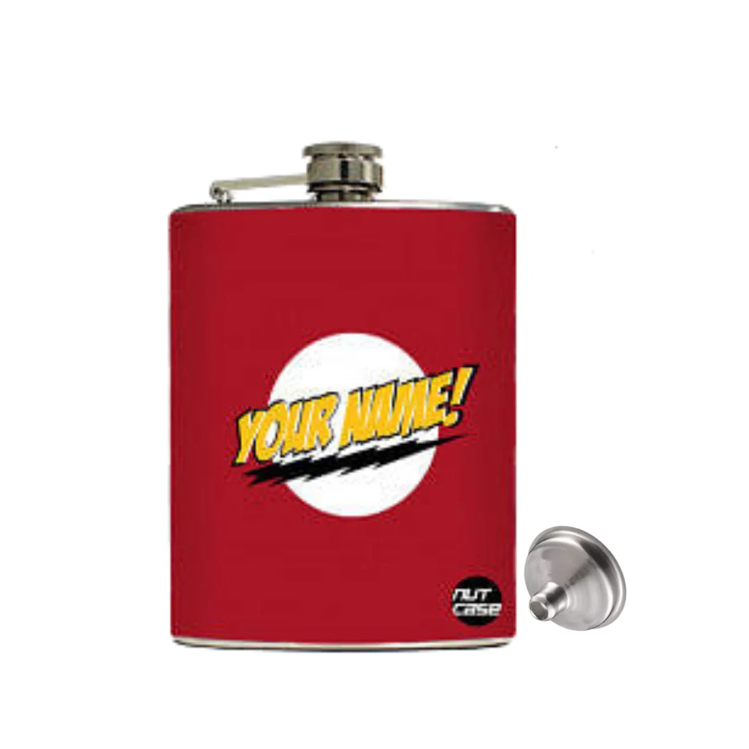 Cool Personalized Cute Hip Flask - Add Your Name - Image 3