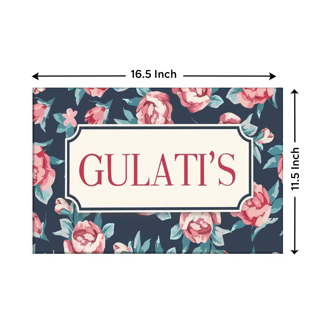 Personalized Hanging Name Plates for Home Door Name Plate - Roses - Image 6