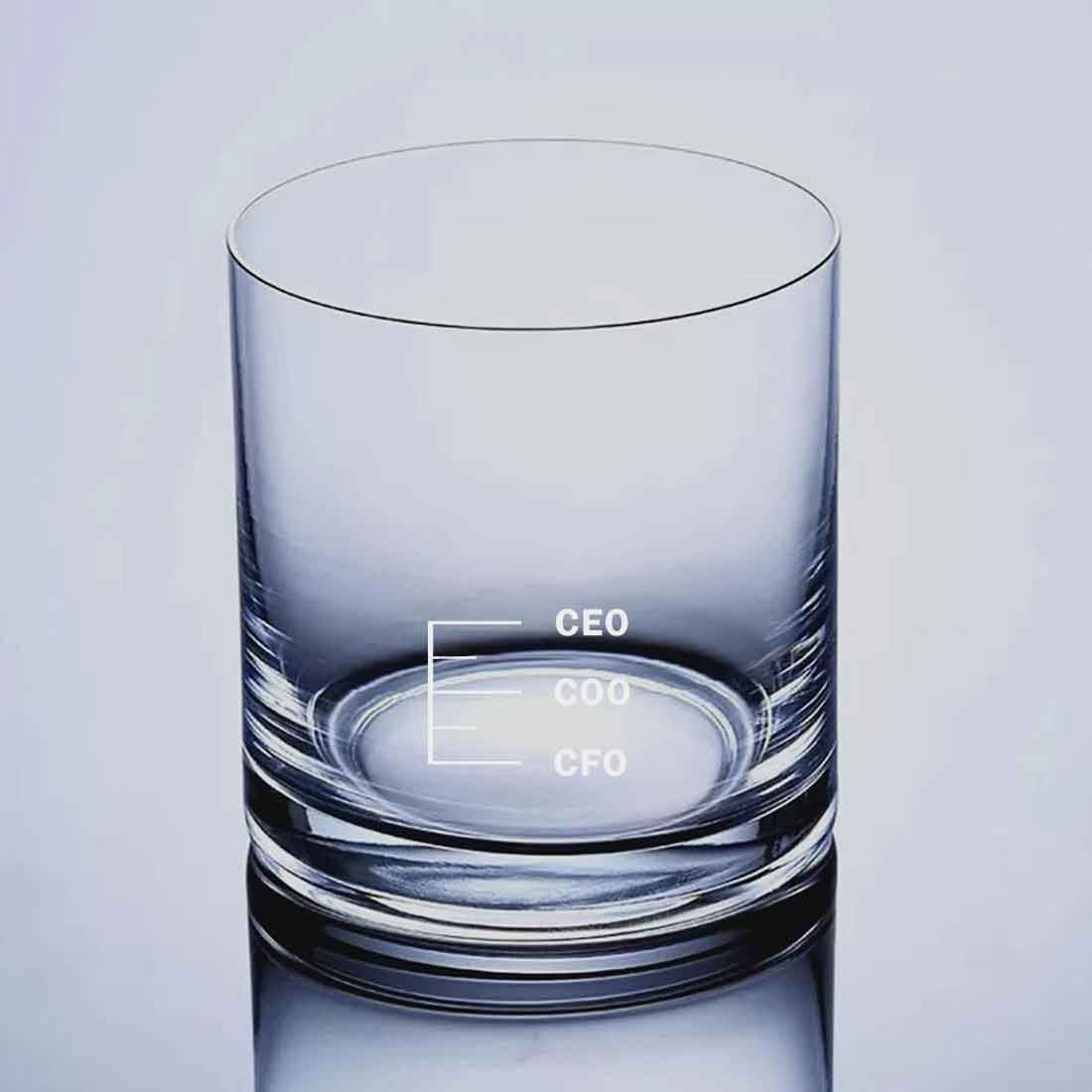 Engraving Drinking Whisky Glass for Scotch Cocktails - CEO COO CFO - Image 7