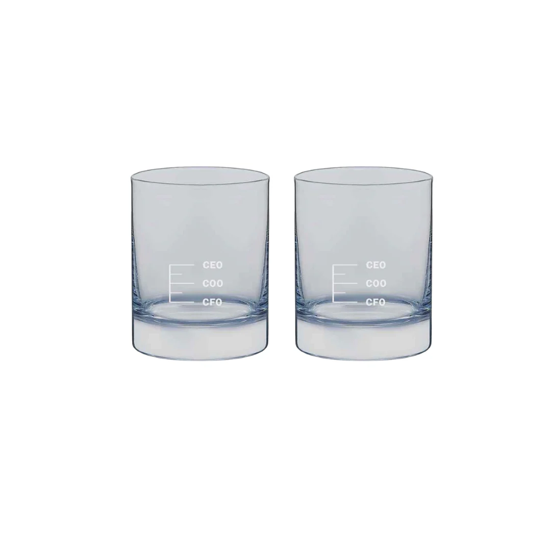 Engraving Drinking Whisky Glass for Scotch Cocktails - CEO COO CFO - Image 8