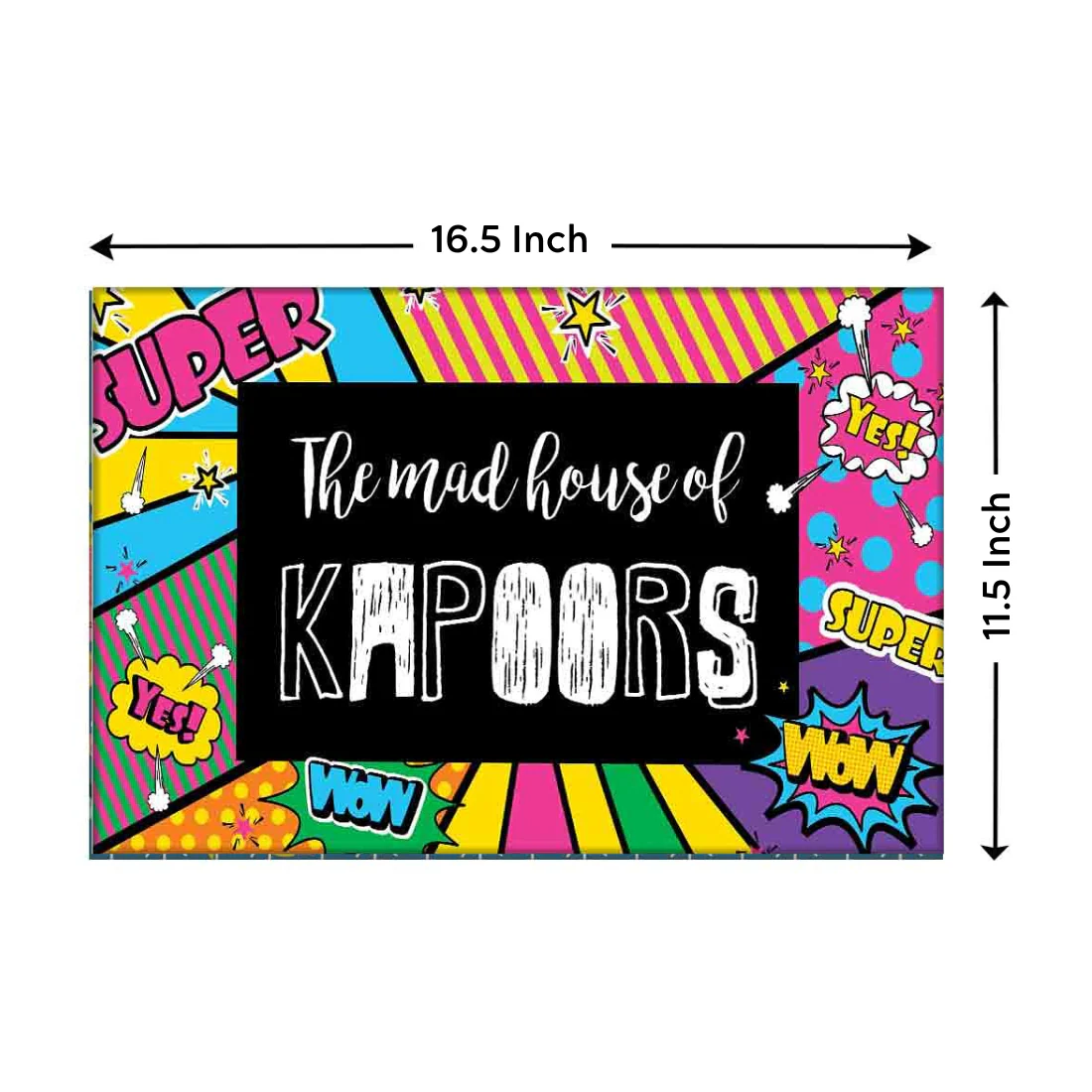 Customized Door Name Plate Entrance - Mad House - Image 7