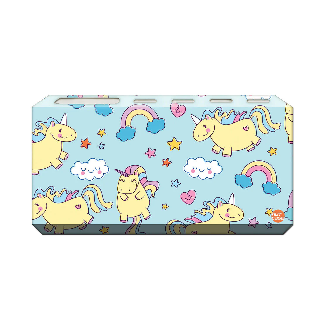 Cute Kids Toothbrush Holder for Bathroom - Unicorn Yellow - Image 4