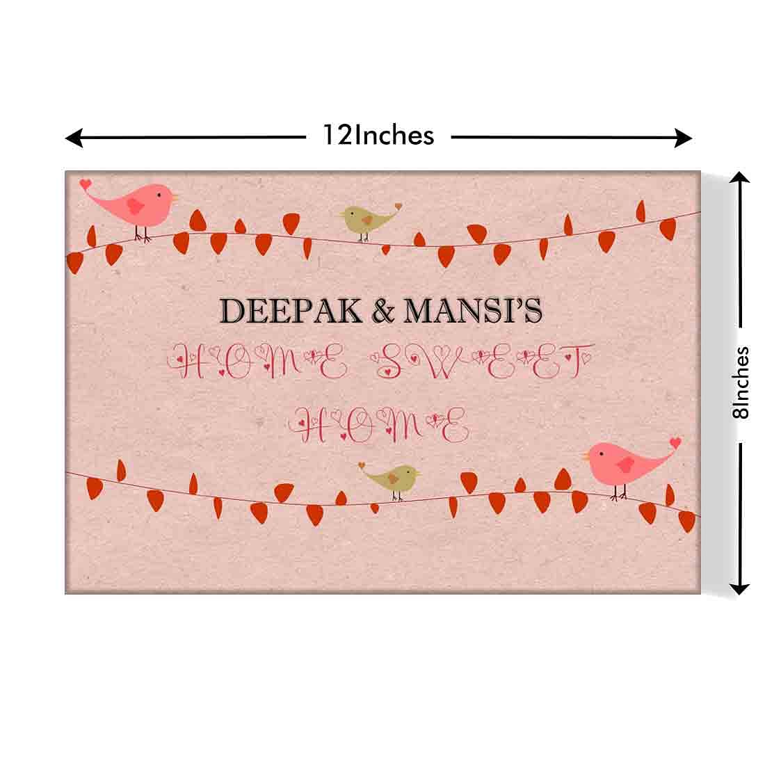 Cute Personalized Name Plate for House Door - Donuts - Image 2