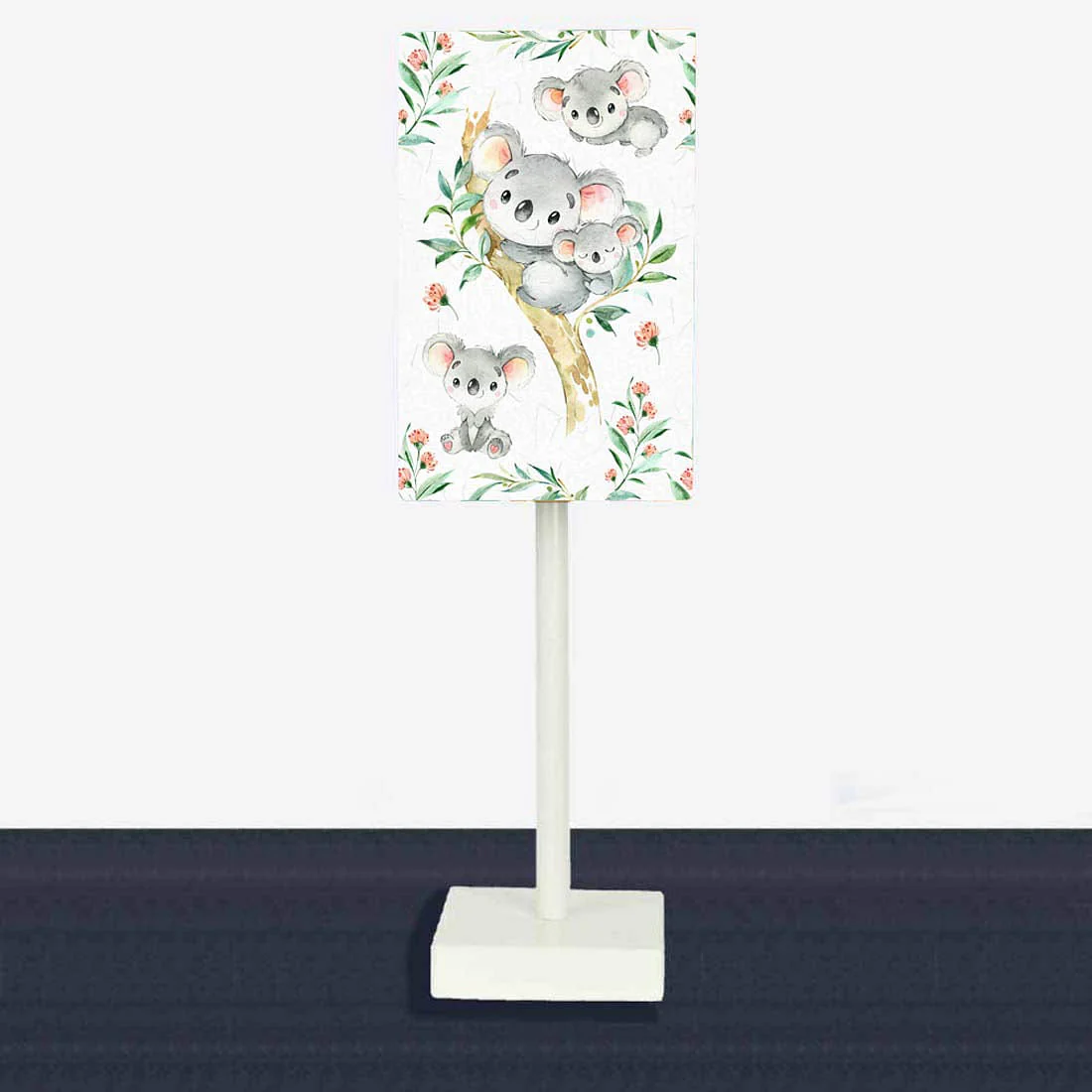 Nutcase Table Lamp for Living Room Bedroom Bedside Lamps with Fabric Shade - Cute Koala - Image 2