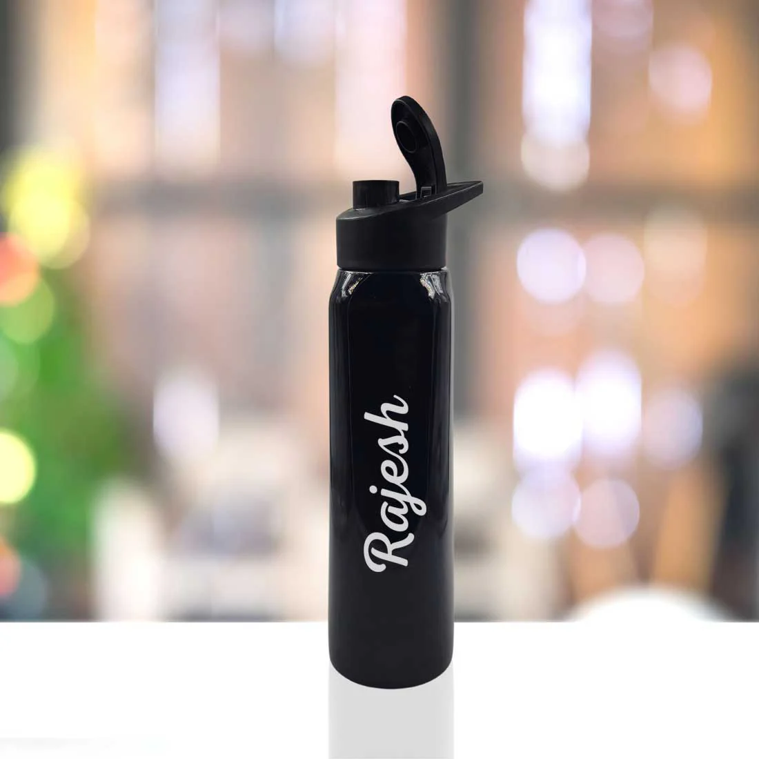 Engraved Custom Water Bottle Stainless Steel With Name for School Collage 750 M