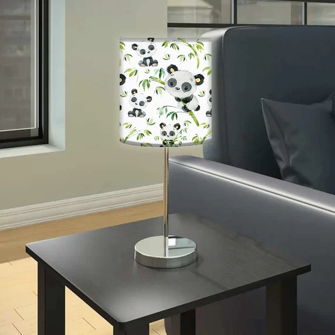 Nutcase Designer Table Lamp for Living Room Bedroom Bedside Lamps - Made in India- Cute Panda - Image 3