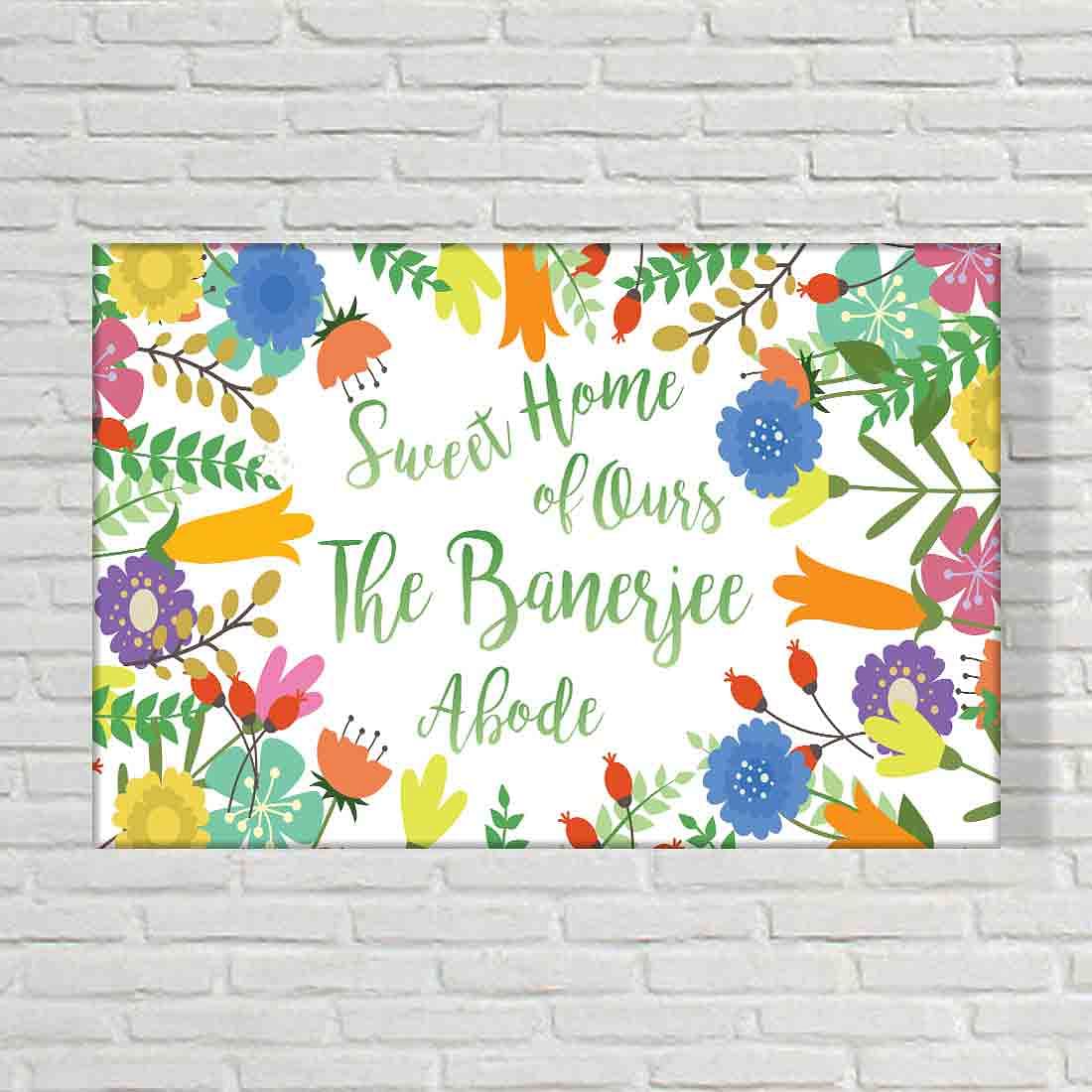 Sweet Personalize Door Name Plate - Sweet Home - Image 2