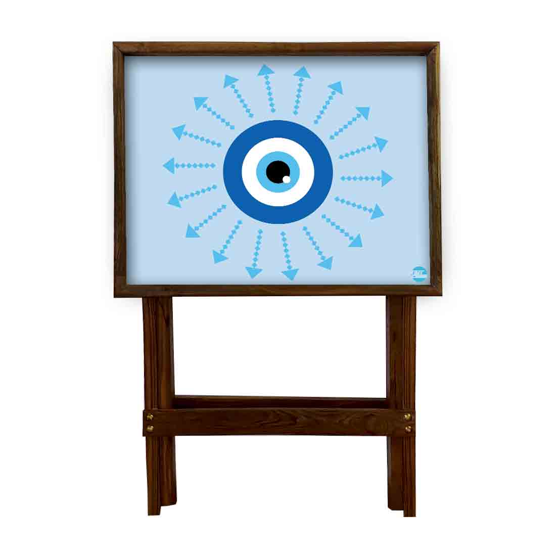 Folding TV Tray Table for Eating Breakfast Serving Table - Evil Eye Protector - Image 10