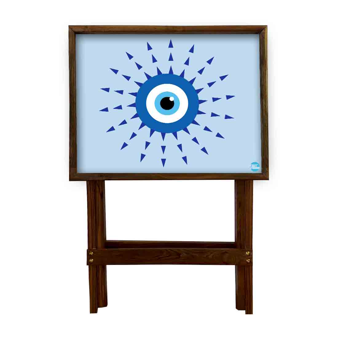 Folding TV Tray Table for Eating Breakfast Serving Table - Evil Eye Protector - Image 9