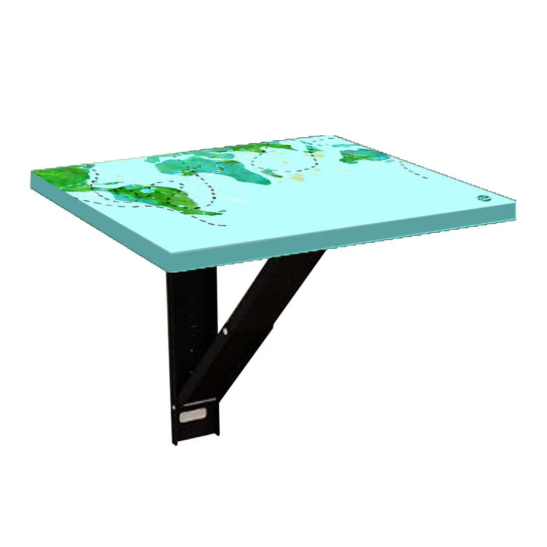 Set Top Box Stand Wall Mount - Sky Blue Map Design - Image 6