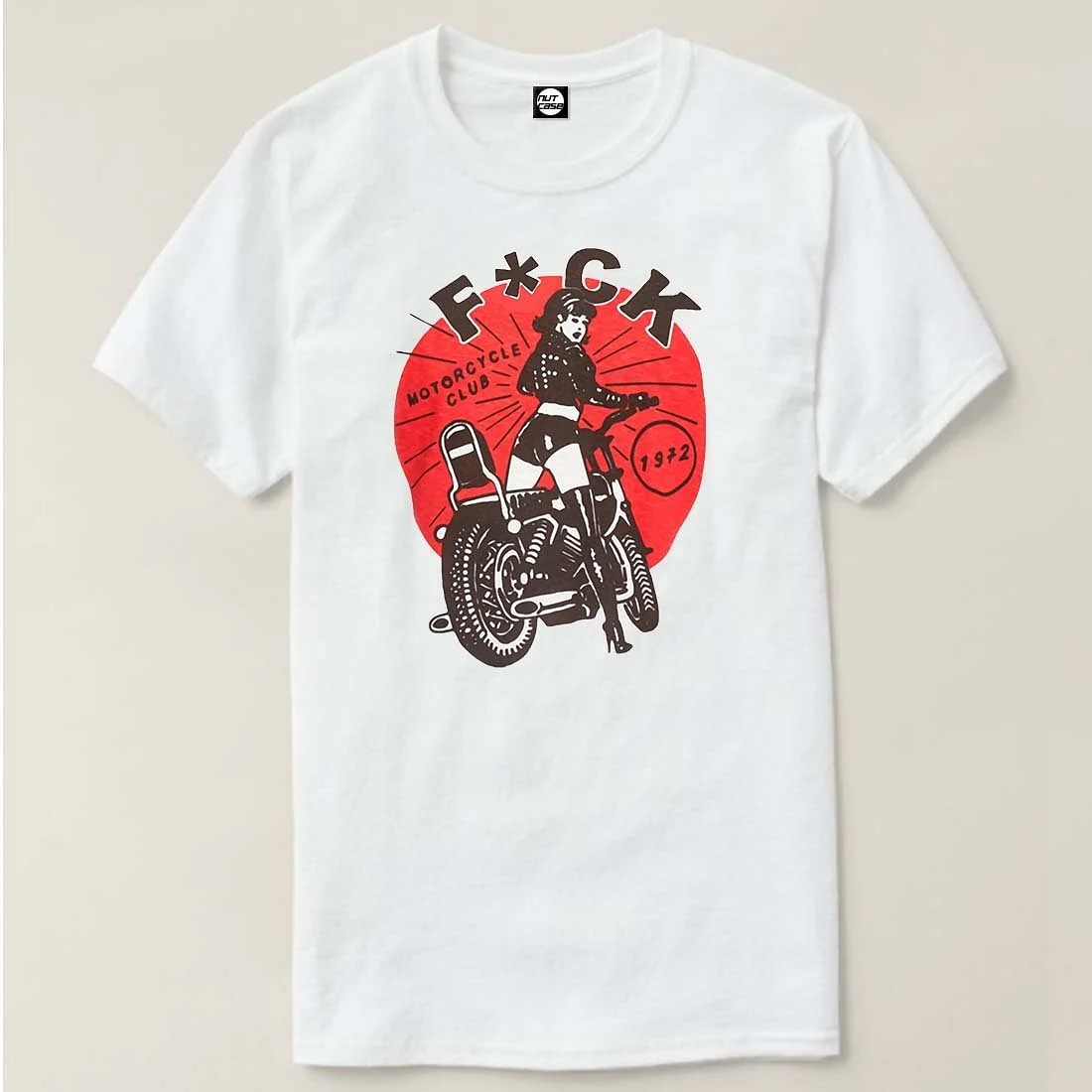 Nutcase Designer Round Neck Men's T-Shirt Wrinkle-Free Poly Cotton Tees - Motorcycle - Image 4