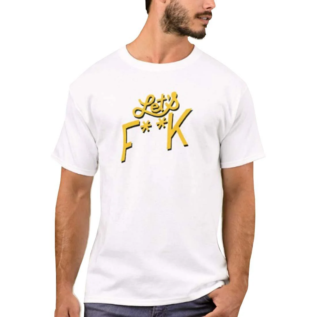 Nutcase Designer Round Neck Men's T-Shirt Wrinkle-Free Poly Cotton Tees - Lets FK