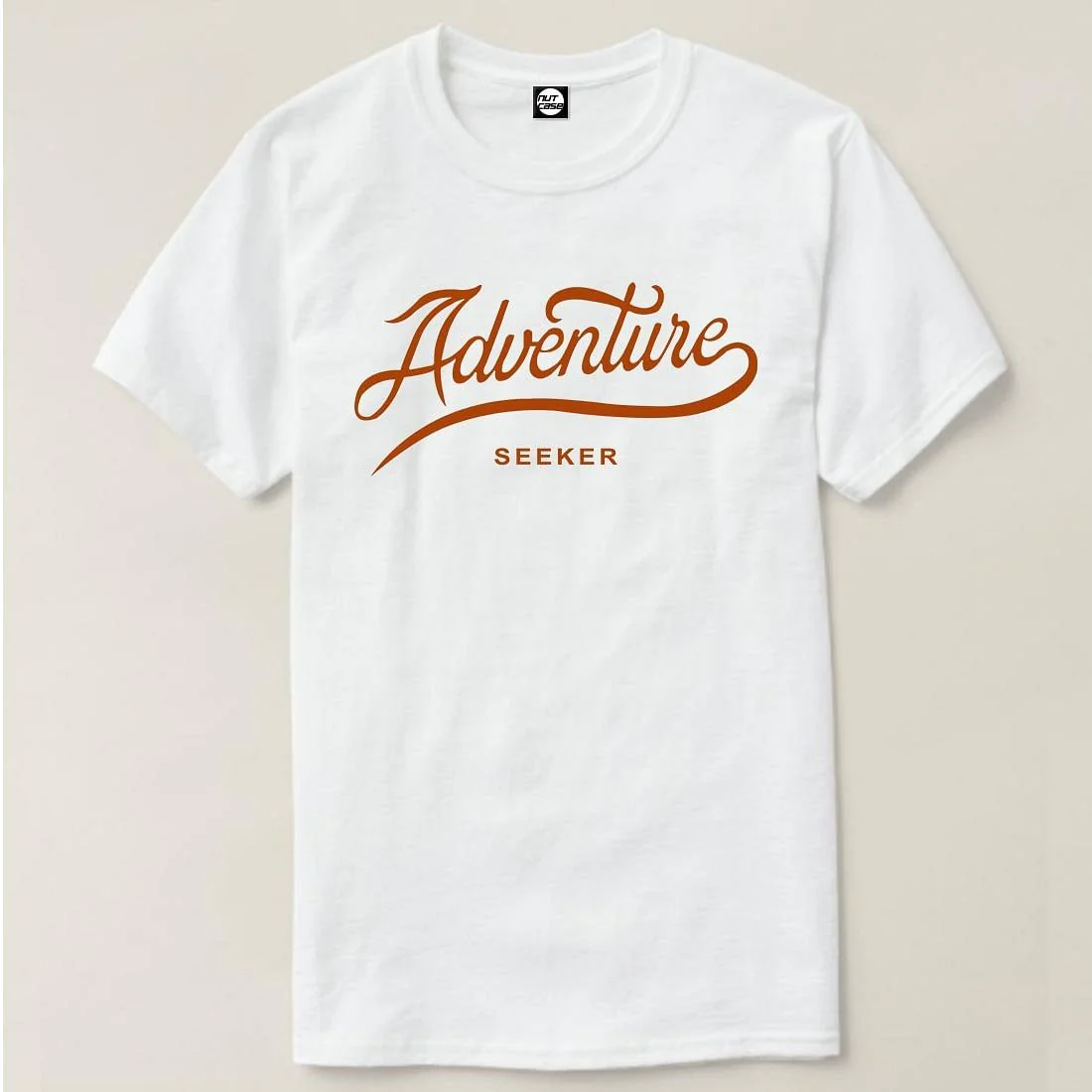 Nutcase Designer Round Neck Men's T-Shirt Wrinkle-Free Poly Cotton Tees - Adventure Seeker - Image 4
