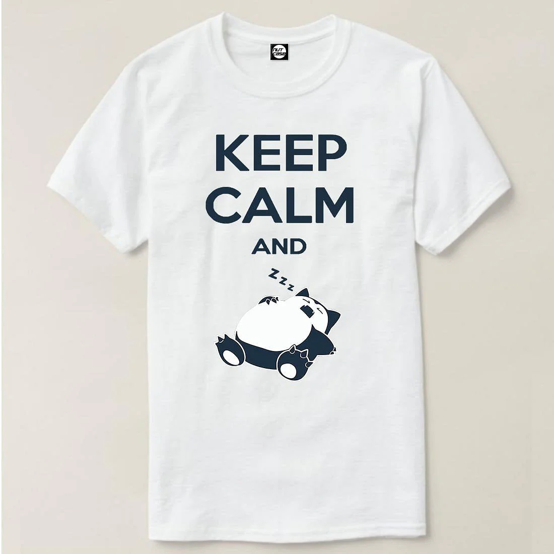 Nutcase Designer Round Neck Men's T-Shirt Wrinkle-Free Poly Cotton Tees - Keep Calm - Image 4