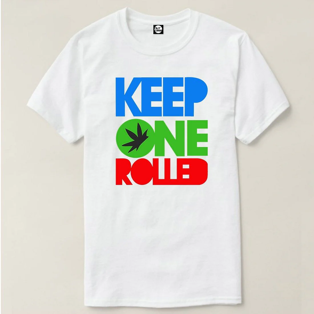 Nutcase Designer Round Neck Men's T-Shirt Wrinkle-Free Poly Cotton Tees - Keep One Rolled - Image 4