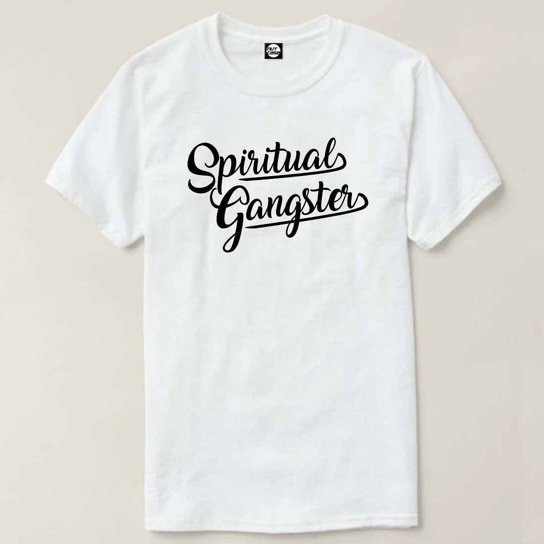 Nutcase Designer Round Neck Men's T-Shirt Wrinkle-Free Poly Cotton Tees - Spiritual Gangster - Image 4