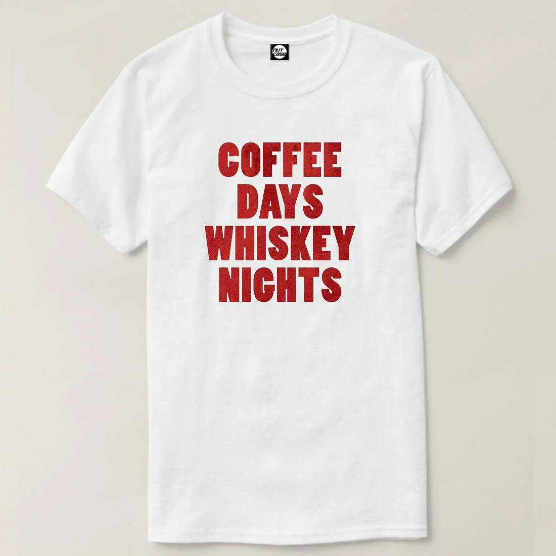 Nutcase Designer Round Neck Men's T-Shirt Wrinkle-Free Poly Cotton Tees - Coffee Days - Image 4