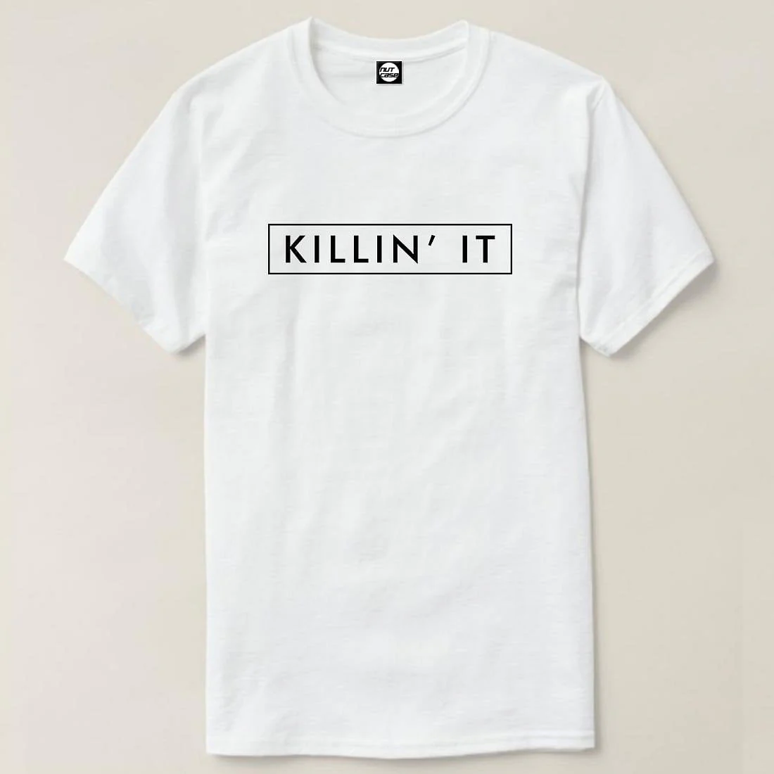 Nutcase Designer Round Neck Men's T-Shirt Wrinkle-Free Poly Cotton Tees - Killin It - Image 4